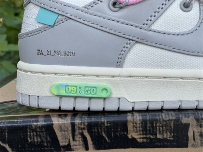 Authentic OFF-WHITE x Nike Dunk Low “The 50” DM1602 109