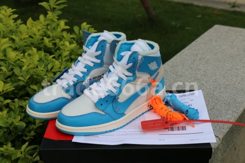 Authentic OFF-WHITE x Air Jordan 1 “UNC”