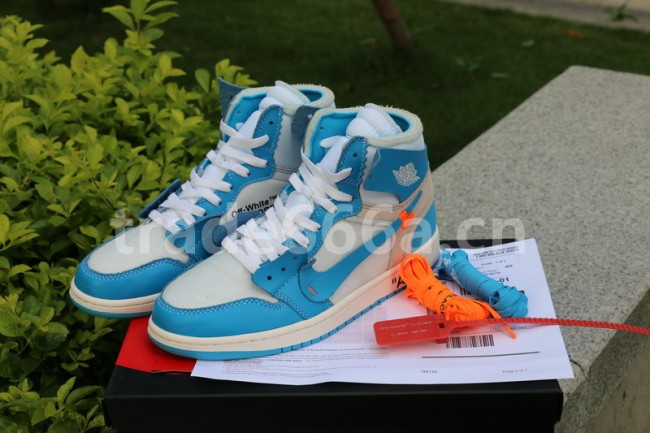 Authentic OFF-WHITE x Air Jordan 1 “UNC”