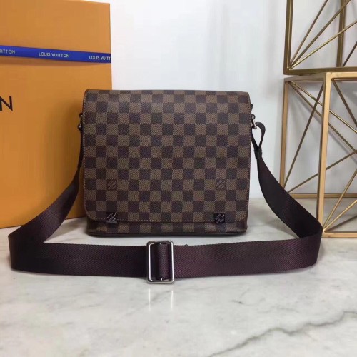 LV District PM Damier Ebene Canvas