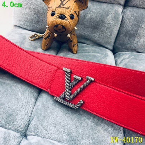 Super Perfect Quality LV Belts(100% Genuine Leather Steel Buckle)-1696