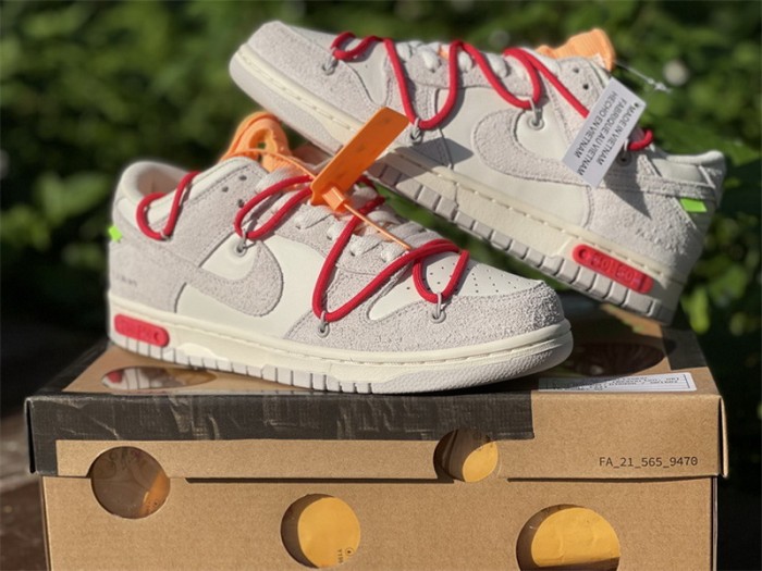 Authentic OFF-WHITE x Nike Dunk Low “The 50” DJ0950 103