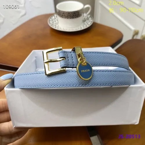 Super Perfect Quality Prada Belts(100% Genuine Leather,Reversible Steel Buckle)-062