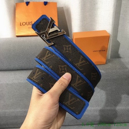 Super Perfect Quality LV Belts(100% Genuine Leather Steel Buckle)-2931