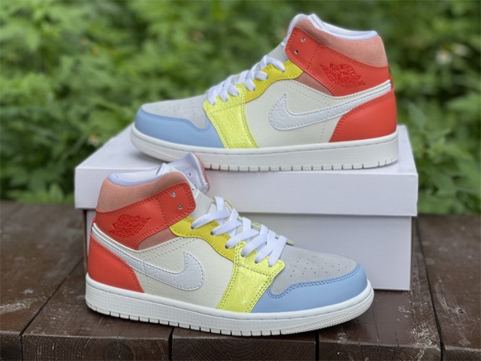 Authentic Air Jordan 1 Mid “To My First Coach”