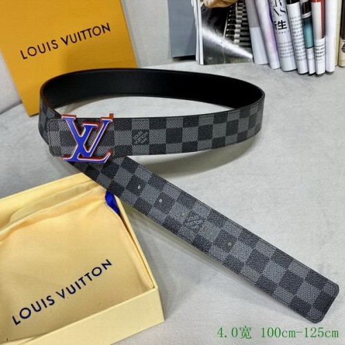 Super Perfect Quality LV Belts(100% Genuine Leather Steel Buckle)-4022