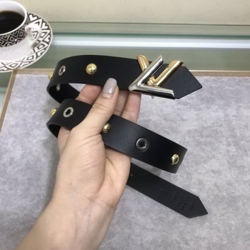 Super Perfect Quality LV Belts(100% Genuine Leather Steel Buckle)-3310