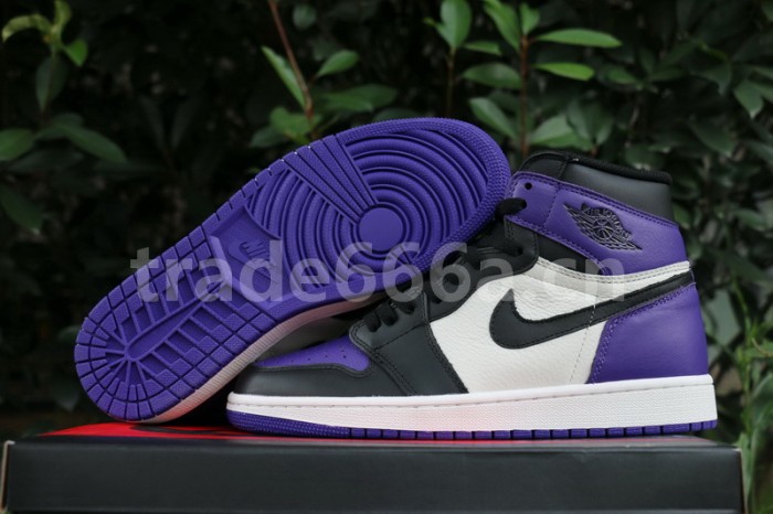 Authentic Air Jordan 1 “Court Purple”