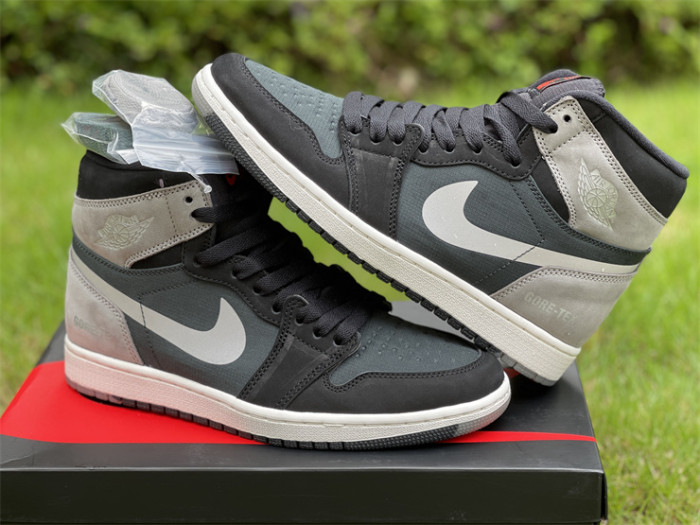 Authentic Air Jordan 1 Element Gore-Tex “Black Grey”