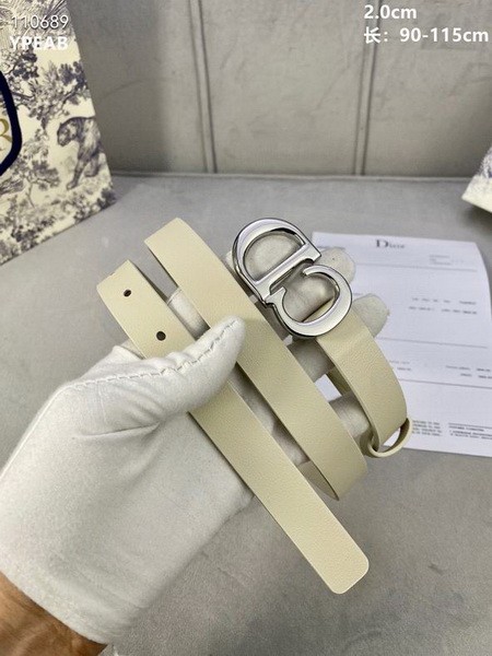 Super Perfect Quality Dior Belts(100% Genuine Leather,steel Buckle)-891