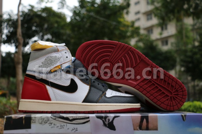Authentic Union x Air Jordan 1 Retro High OG NRG White Red