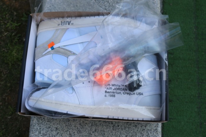 Authentic Off White x Air Jordan 1 White