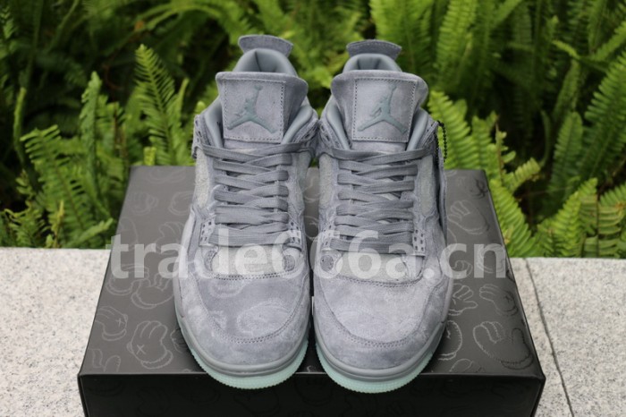 Authentic Kaws x Air Jordan 4 “Cool Grey”