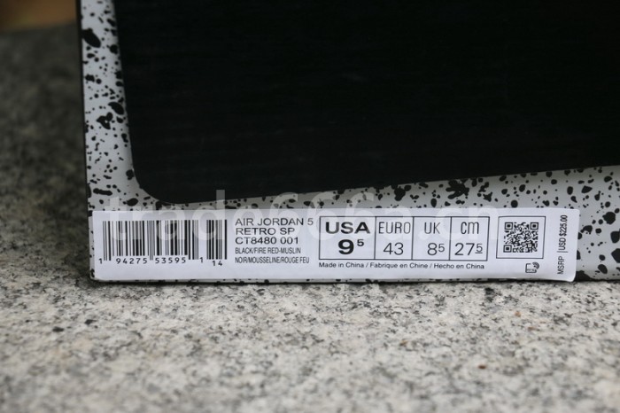 Authentic OFF-WHITE x Air Jordan 5