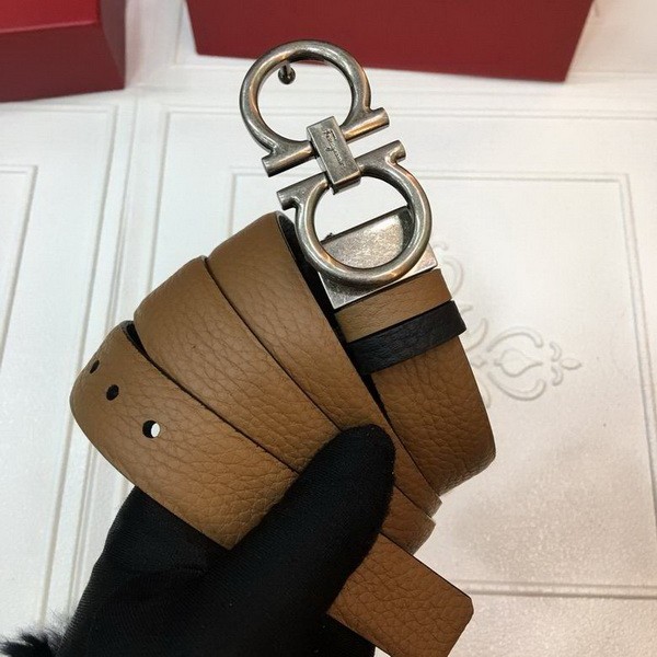 Super Perfect Quality Ferragamo Belts(100% Genuine Leather,steel Buckle)-1429