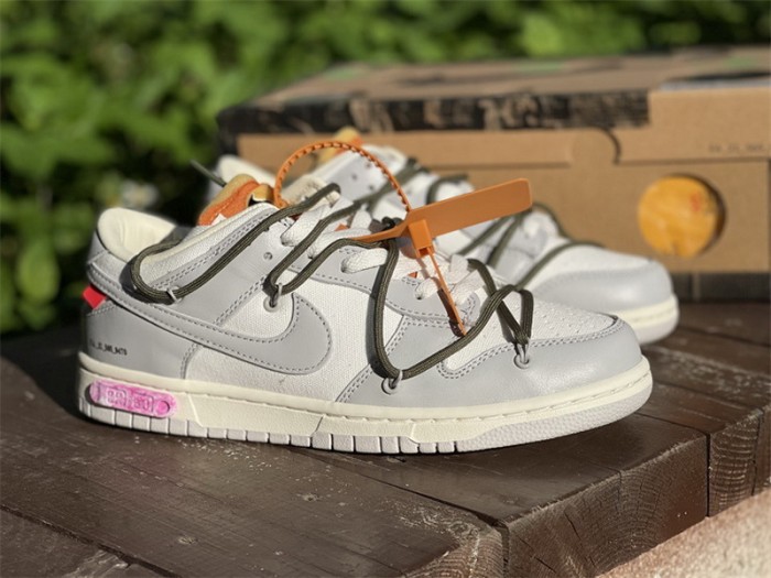 Authentic OFF-WHITE x Nike Dunk Low “The 50” DM1602 124--22