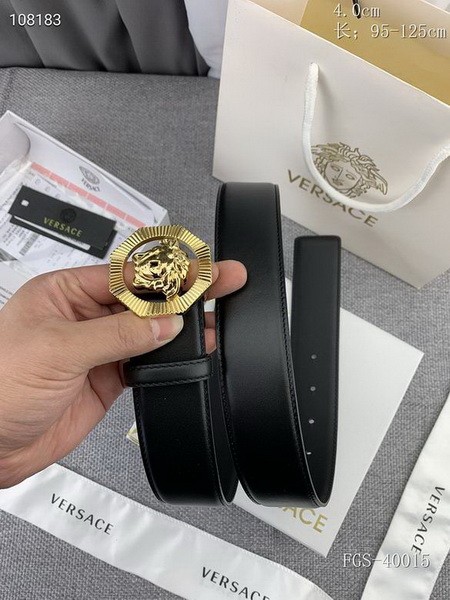 Super Perfect Quality Versace Belts(100% Genuine Leather,Steel Buckle)-1126