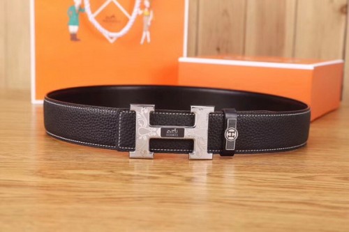 Super Perfect Quality Hermes Belts(100% Genuine Leather,Reversible Steel Buckle)-090