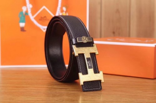 Super Perfect Quality Hermes Belts(100% Genuine Leather,Reversible Steel Buckle)-095