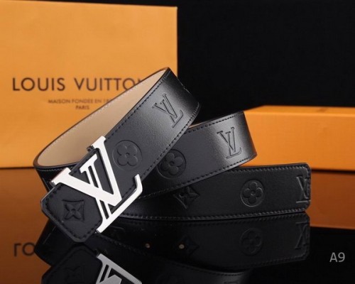 Super Perfect Quality LV Belts(100% Genuine Leather Steel Buckle)-2130
