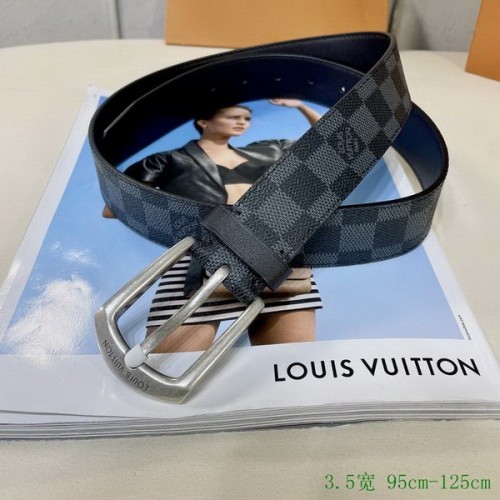 Super Perfect Quality LV Belts(100% Genuine Leather Steel Buckle)-2683