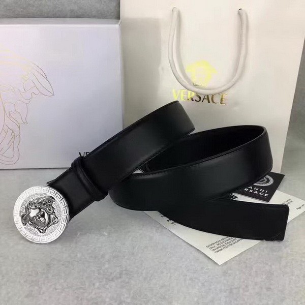 Super Perfect Quality Versace Belts(100% Genuine Leather,Steel Buckle)-1225