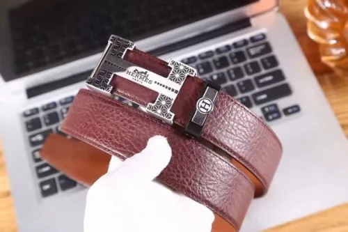 Super Perfect Quality Hermes Belts(100% Genuine Leather,Reversible Steel Buckle)-065