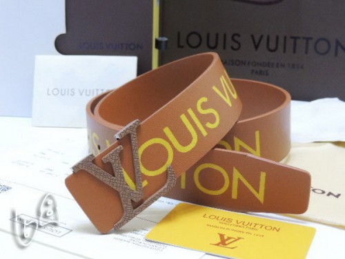 Super Perfect Quality LV Belts(100% Genuine Leather Steel Buckle)-4228