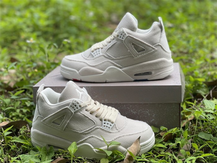 Authentic Air Jordan 4 “Canvas”