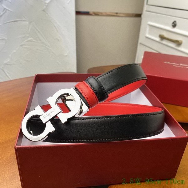 Super Perfect Quality Ferragamo Belts(100% Genuine Leather,steel Buckle)-1500