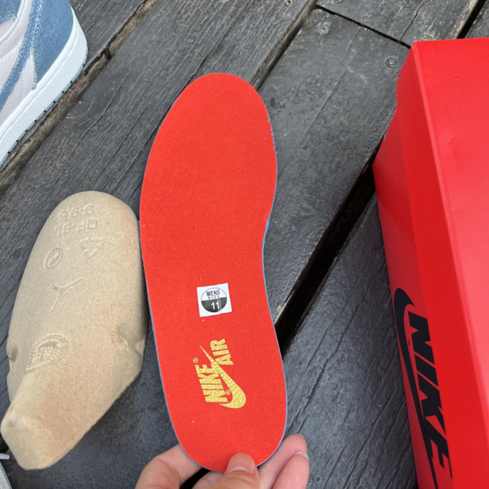 Authentic Air Jordan 1 High OG “Denim”  GS