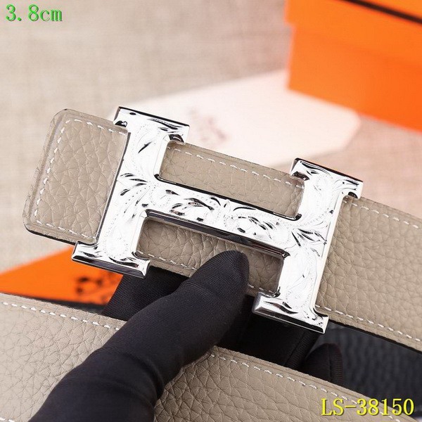 Super Perfect Quality Hermes Belts(100% Genuine Leather,Reversible Steel Buckle)-289