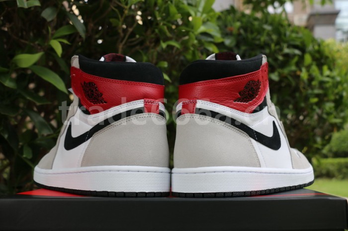 Authentic Air Jordan 1 High OG“ Light Smoke Grey”