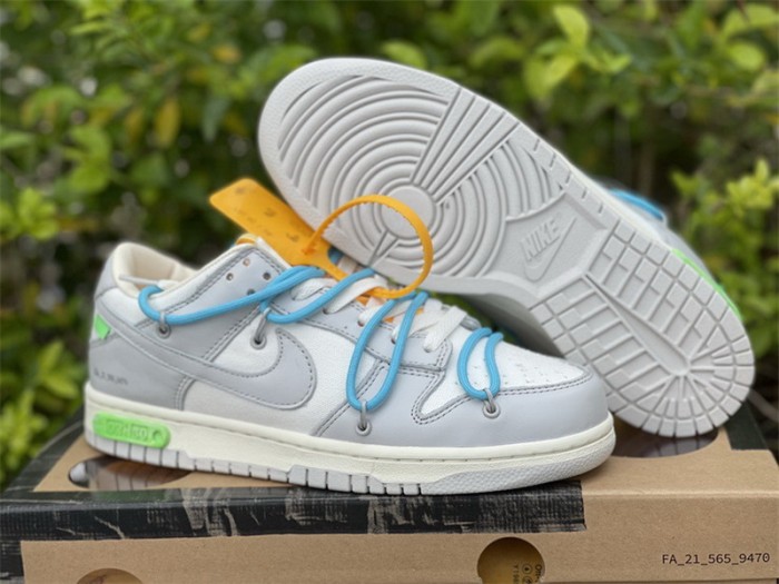 Authentic OFF-WHITE x Nike Dunk Low “The 50” DM1602 115