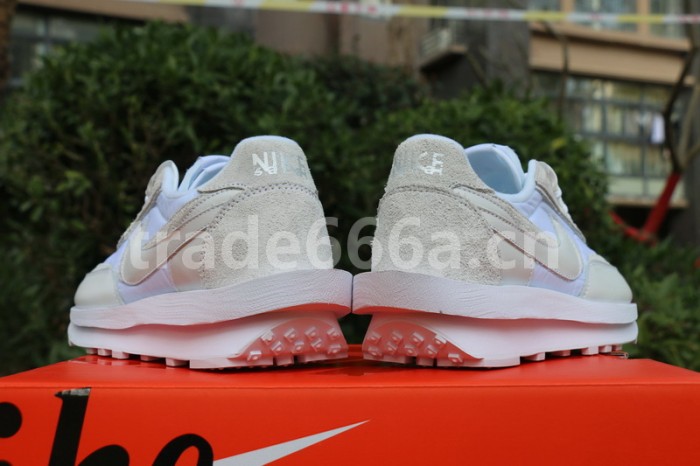 Authentic sacai x Nike LDV Waffle “White Nylon”