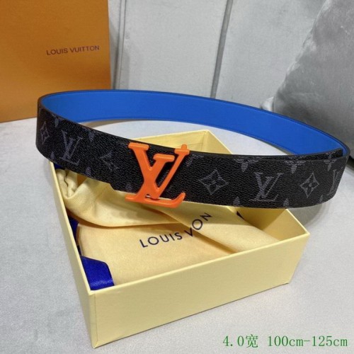 Super Perfect Quality LV Belts(100% Genuine Leather Steel Buckle)-3056