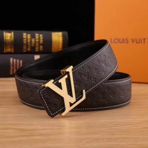 Super Perfect Quality LV Belts(100% Genuine Leather Steel Buckle)-2190
