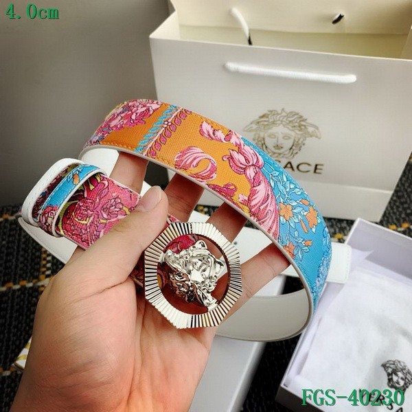 Super Perfect Quality Versace Belts(100% Genuine Leather,Steel Buckle)-013