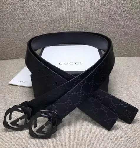 Super Perfect Quality G Belts(100% Genuine Leather,steel Buckle)-2437