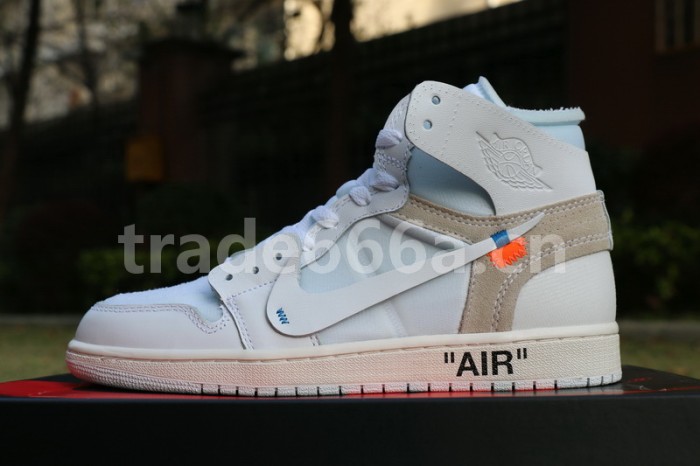 Authentic Off White x Air Jordan 1 White