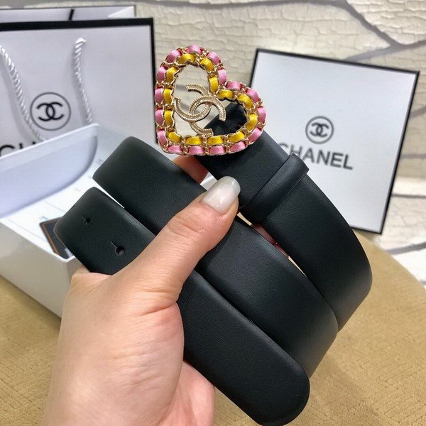 Super Perfect Quality CHNL Belts(100% Genuine Leather,steel Buckle)-127