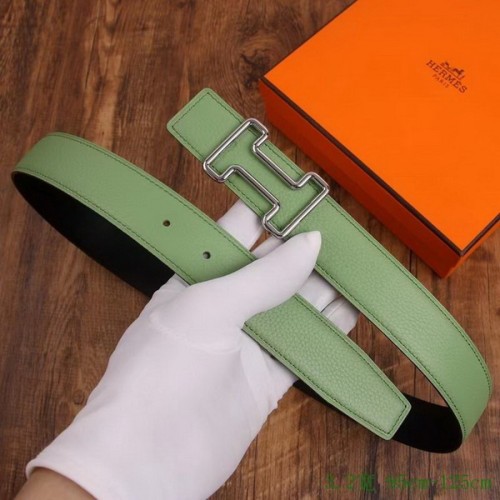 Super Perfect Quality Hermes Belts(100% Genuine Leather,Reversible Steel Buckle)-977