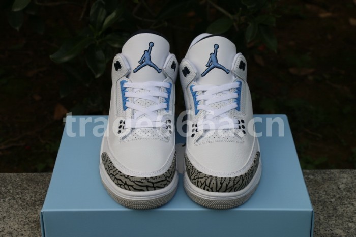 Authentic Air Jordan 3 “UNC” 2020