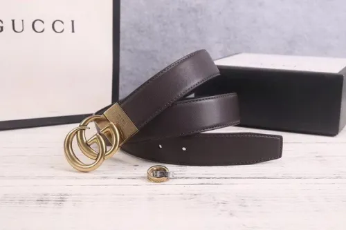 Super Perfect Quality G Belts(100% Genuine Leather,steel Buckle)-2431
