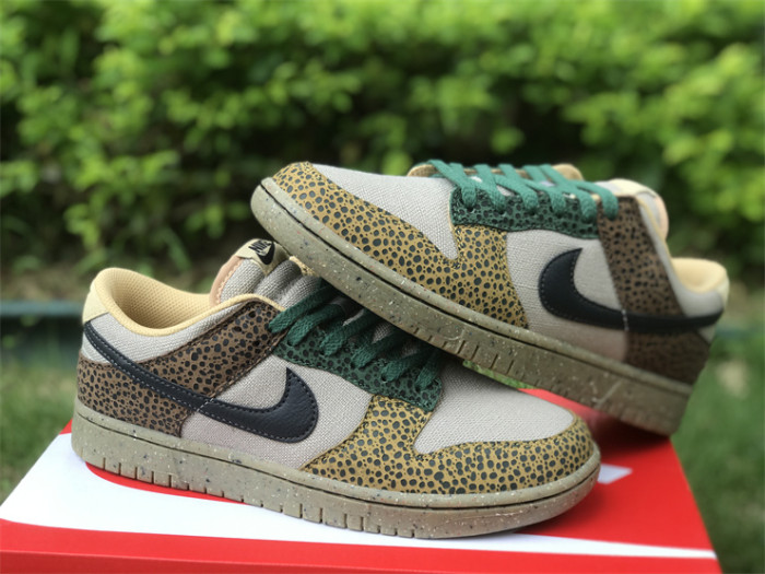Authentic Nike Dunk Low “Safari”