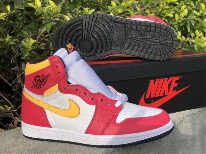Authentic Air Jordan 1 “Light Fusion Red”