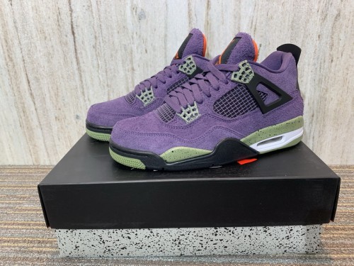 Authentic Air Jordan 4“Canyon Purple”