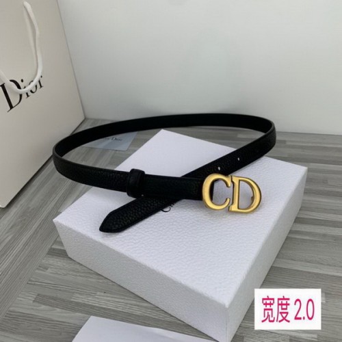 Super Perfect Quality Dior Belts(100% Genuine Leather,steel Buckle)-712