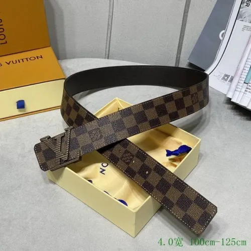 Super Perfect Quality LV Belts(100% Genuine Leather Steel Buckle)-3028
