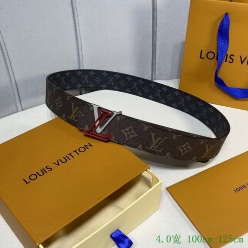 Super Perfect Quality LV Belts(100% Genuine Leather Steel Buckle)-3998